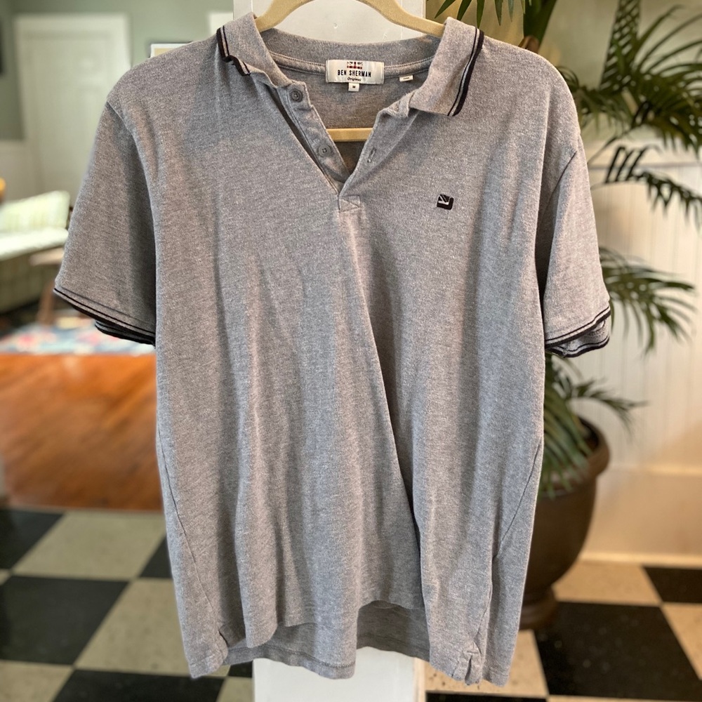 Ben Sherman tipped polo